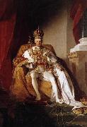 Friedrich von Amerling Portrait of Holy Roman emperor Francis II oil painting